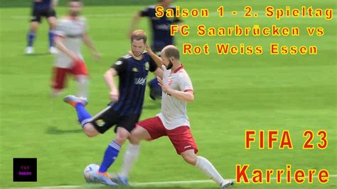 Fifa Karriere Saison Spieltag Fc Saarbr Cken Vs Rot