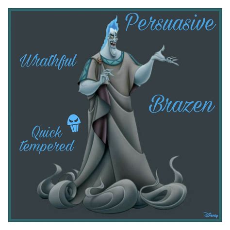 Hades Personality Disney Princes Disney Films Disney Villains