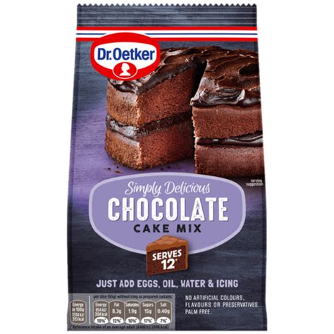 Chocolate Cake Mix - Baking Mixes | Dr. Oetker