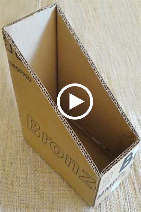 Diy Cardboard Storage Organizer In 2022 Cardboard Storage Diy