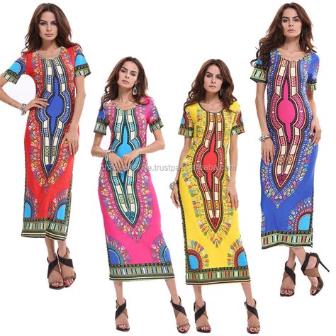 African Dashiki Women Traditional African Printed Dashiki Bodycon Dress