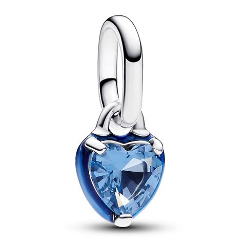 Pandora Me Blue Chakra Heart Mini Dangle Charm Precious Accents Ltd