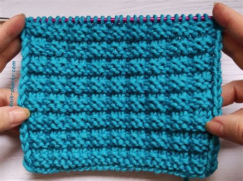 Free Knitting Patterns - Easy Relief Knit Stitch