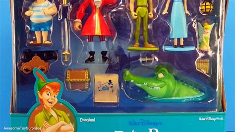 Toys Disney Peter Pan Figure Figurine Set Wendy Tinkerbell Captain Hook ...