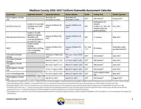 2016 - 2017 School Calendar | Madison County School District – Madison, FL