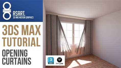 Ds Max And Tyflow Tutorial Opening Curtain Cloth Simulation No