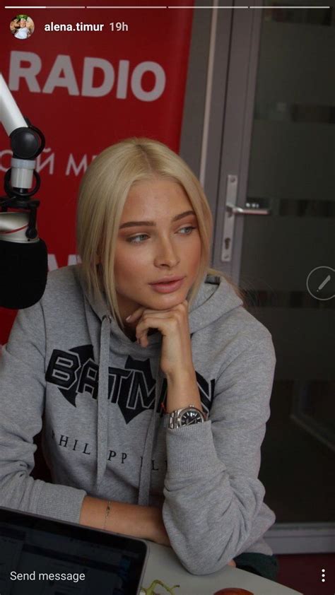 Alena Shishkova Bts Loveradio Beauty Platinum Blonde Supermodels