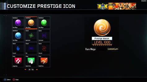 Zombies Prestige Master Level 1000 All The Icons Black Ops 3 Youtube