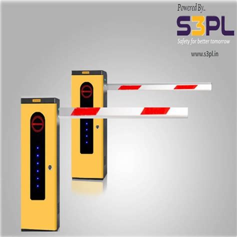 S3PL Mild Steel Electric Boom Barrier For Parking At 39500 Boom