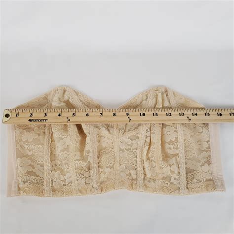 Vintage JC Penny Lace Bustier Corset Bra 42C Longline… - Gem