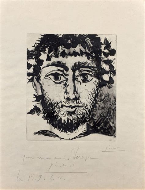 Sold Price D Après Pablo Picasso 1881 1973 Tête De Faune Circa 1955 April 3 0117 3 00 Pm