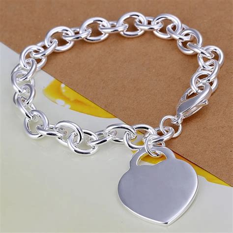 Regalo De San Valent N Para Mujer Joyer A De Plata Pulseras Con