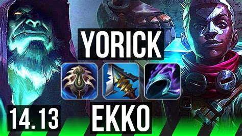 Yorick Vs Ekko Jgl K Dmg Games Na Diamond