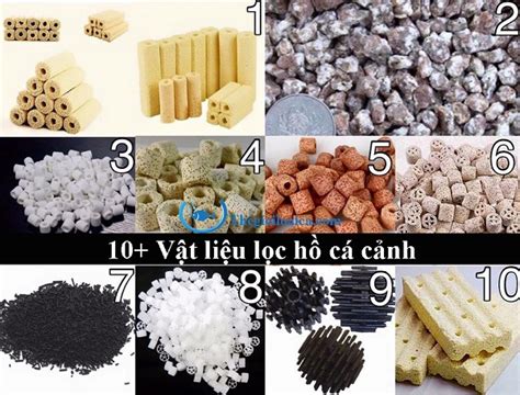 Tổng hợp các vật liệu lọc nước hồ cá mới nhất