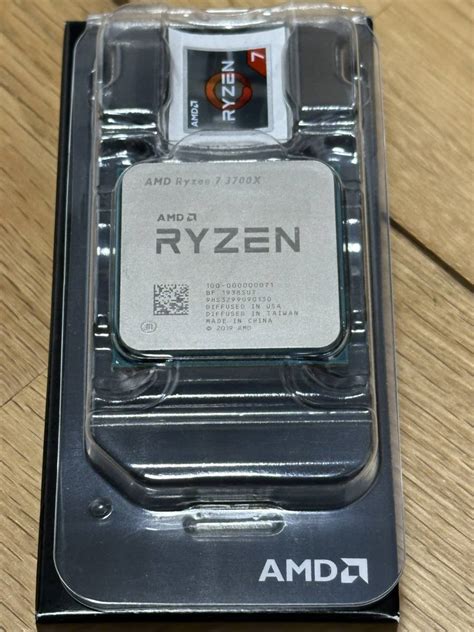 Yahooオークション Amd Ryzen7 3700x Box 純正クーラー付き