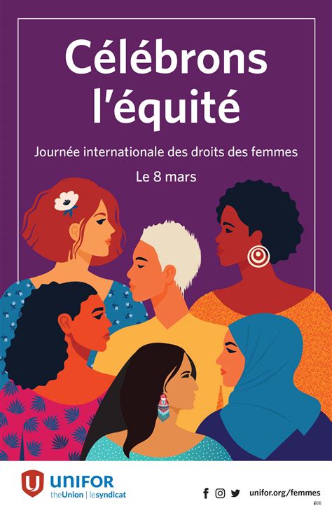 Affiche De La Journ E Internationale De La Femme Unifor