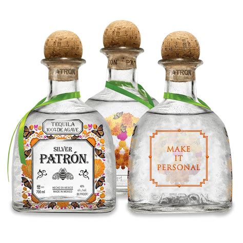 Personalised Patron bottle - Special Edition Tequila bottle - INKD