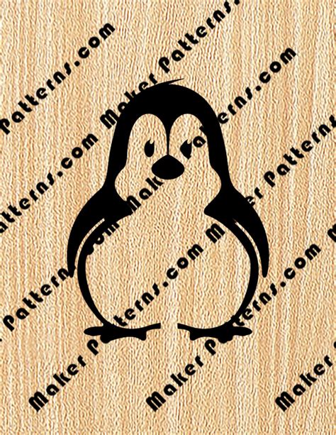 Simple Penguin Scroll Saw Pattern Maker Patterns