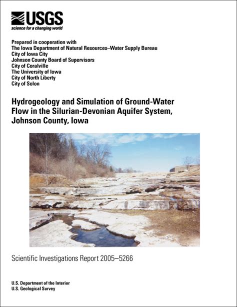 Usgs Scientific Investigations Report