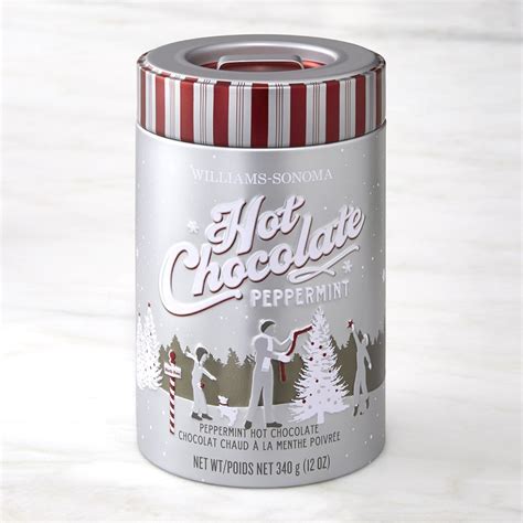 Williams Sonoma Peppermint Classic Hot Chocolate Gift Set Williams Sonoma