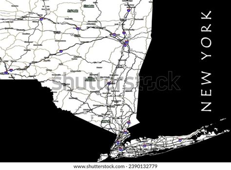 5 Street Map New York Connecticut Images, Stock Photos, 3D objects ...