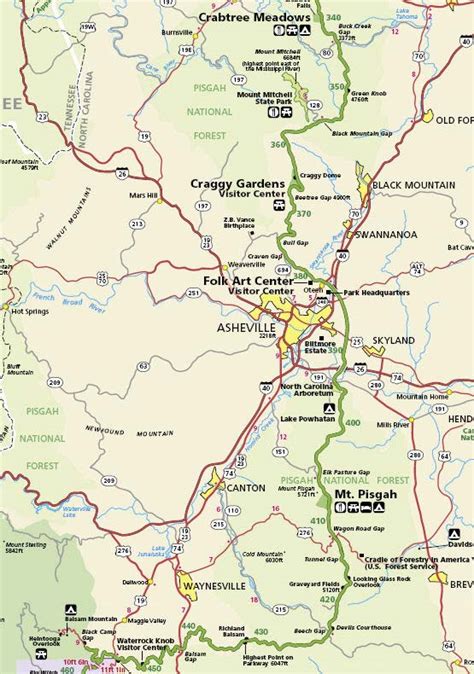 Map Of Asheville Nc And Surrounding Areas - Maping Resources