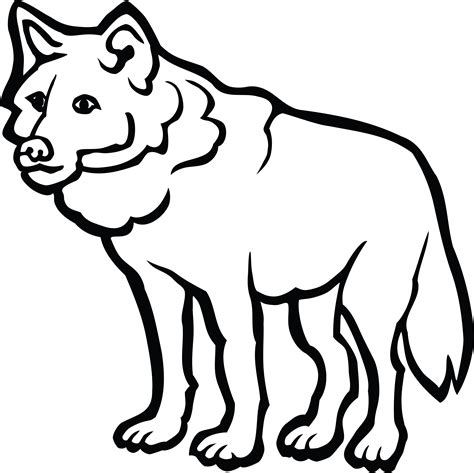 Free Clipart Of A Wolf