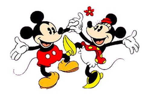 Mickey And Minnie Mouse Clipart Characters Free Png Citypng