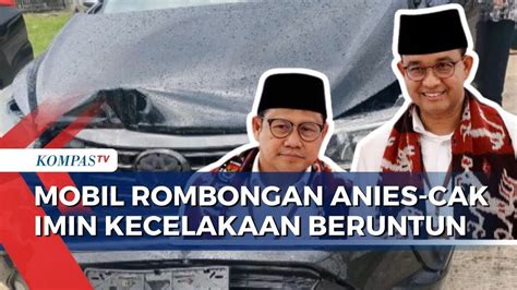 Iring Iringan Mobil Rombongan Amin Kecelakaan Beruntun Di Sumenep