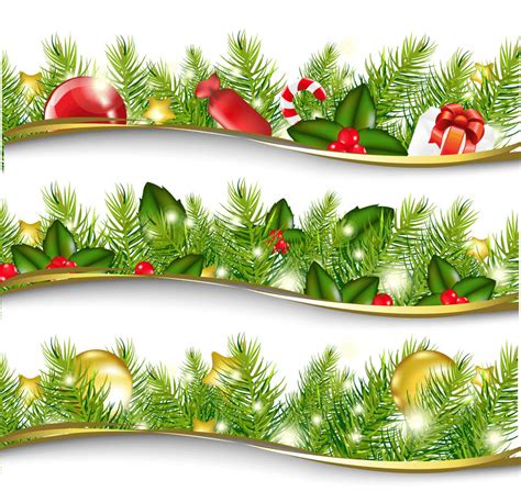 Christmas Garland Clipart - ClipartLib.Com