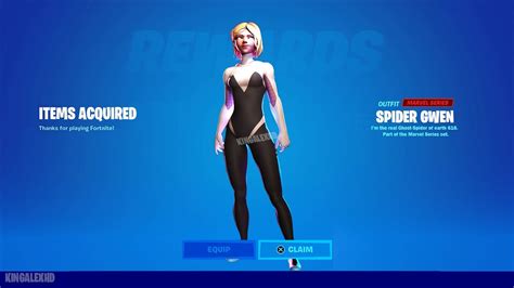 How To Get Spider Gwen Skin Now Free In Fortnite Unlock Spider Gwen