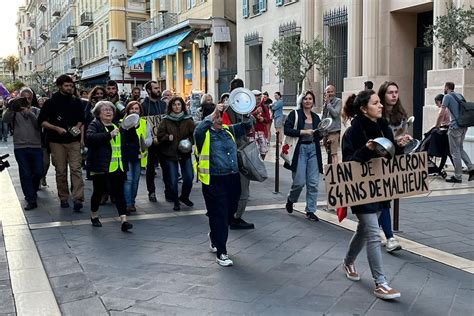 Casserolade à Nice 200 à 300 manifestants contre la réforme des