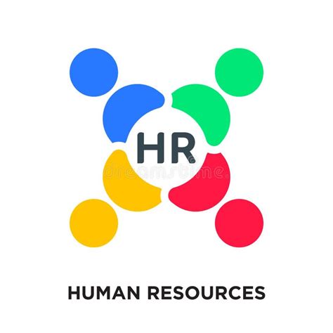 Human Resources Logo Isolated On White Background For Your Web Stock Vector Illustration Of