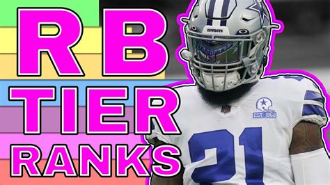 Week Running Back Tier Rankings Fantasy Football Youtube