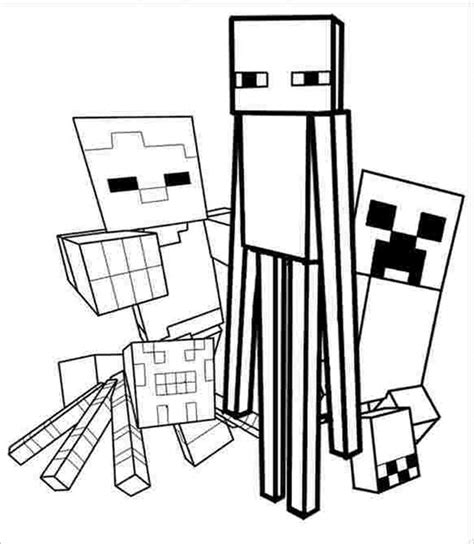 Minecraft Coloring Pages Creeper Minecraft Para Colorir Desenhos Porn