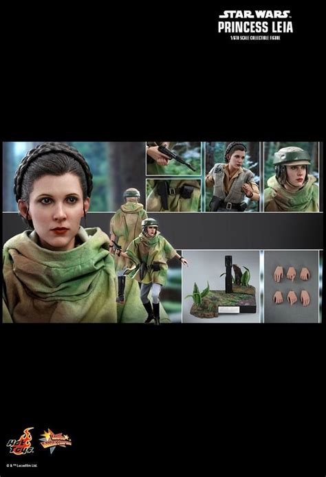 Princess Leia Mms Scale Figure Star Wars Return Of The Jedi Hot Toys Cawette Jones
