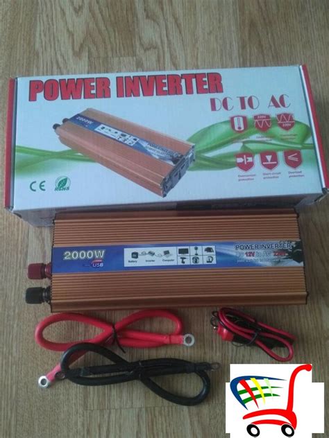 Inverter Pretvara Sa V V Na V Wati Inverter Pretvara