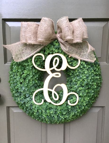 Large Monogram Wreath – Ridgewood Designs