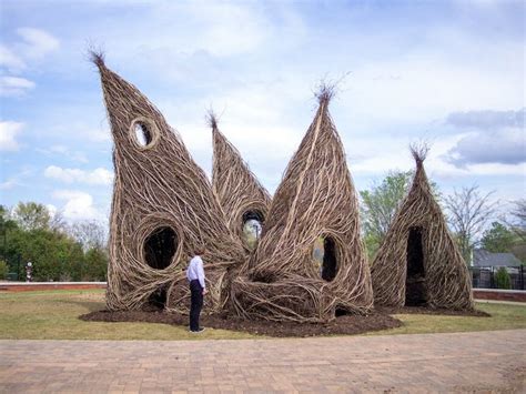 Recent — Patrick Dougherty Land Art Amazing Architecture Nature Art