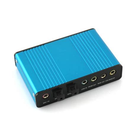 Купить внешняя USB звуковая аудио карта 6 каналов 5.1