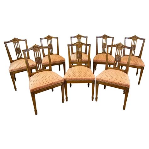 Set Of Eight 19th Century Swiss Alpine Chairs At 1stdibs