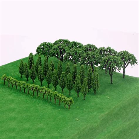 Pcs Trees Model Train Railroad Wargame Diorama Scenery Landscape