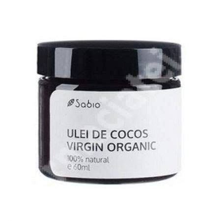 Ulei Virgin Organic De Cocos Ml Sabio Farmacia Tei Online