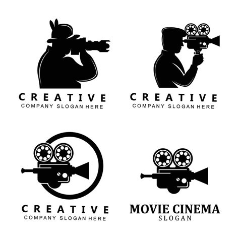 video camera, film player and recorder logo icon symbol 6863101 Vector ...