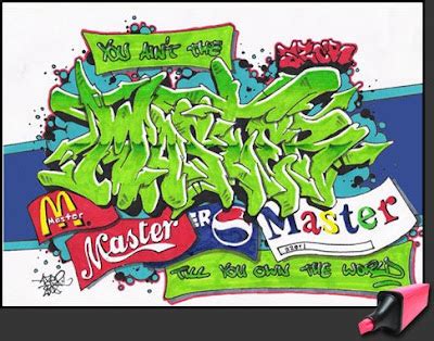 Names In Graffiti: Draw Bubble Letters Graffiti Fonts Green Leaves