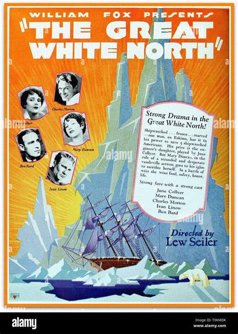 The Great White North 1928 - Vintage pre-code silent movie poster Stock Photo - Alamy