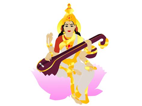 11 Saraswathi View Dussehra Clipart Diwali Saraswati Mata Png Clip | Images and Photos finder