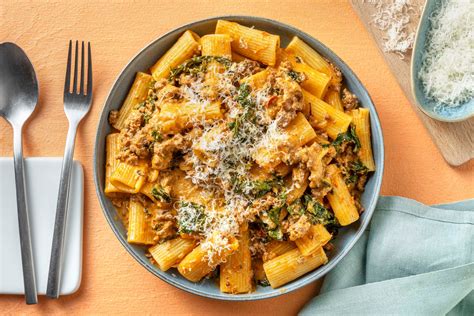 Creamy Beef Rigatoni Recipe HelloFresh