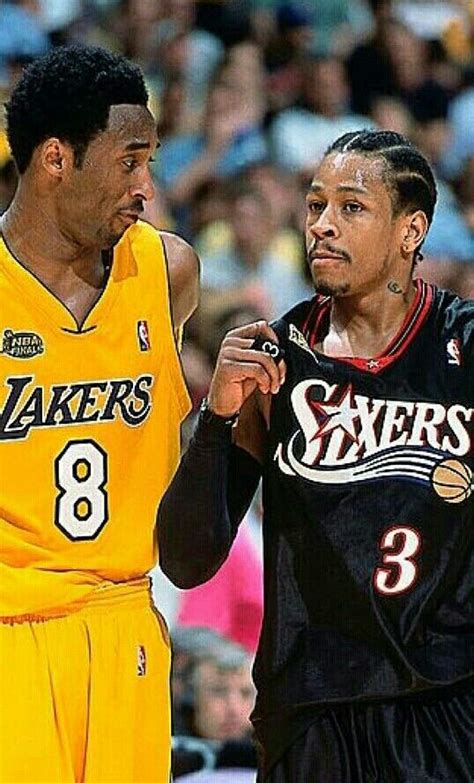 Allen Iverson and Kobe Bryant | Allen iverson, Kobe bryant nba, Sports hero