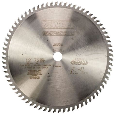 Dewalt Dw71272hg 12 Premium Woodworking Saw Blade 72 Tooth 10 Degree Melamine Ebay